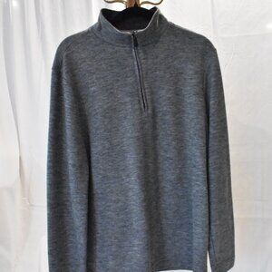 BR Factory - Gray Quarter-Zip - Large